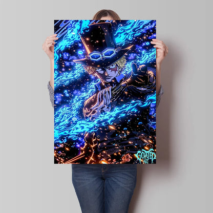 High Quality Canvas Printing One Piece Ace Character Poster Comics Pictures Bright and Long Lasting Colors Home Wall Art Decor