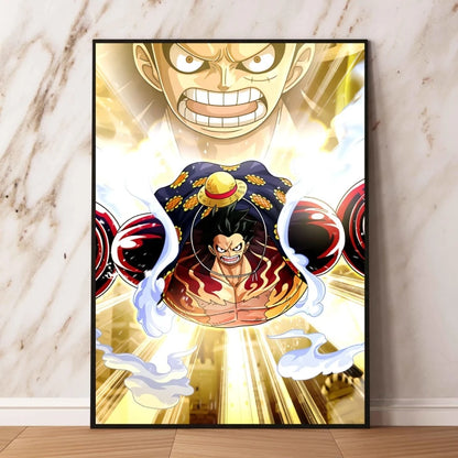 Canvas Art Walls Painting One Piece Zoro Classic Friends Gifts Hanging Aesthetic Poster Kid Action Figures Modern Living Room