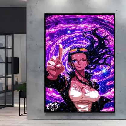 High Quality Canvas Printing One Piece Ace Character Poster Comics Pictures Bright and Long Lasting Colors Home Wall Art Decor
