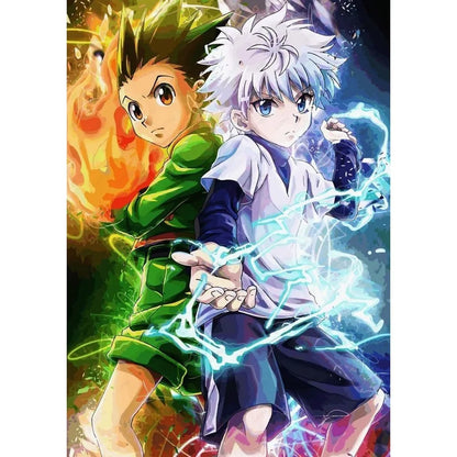 1pc Hunter X Hunter Manga Anime Poster Sticky Wall Art Printing Waterproof Home Living Bed Room Bar Aesthetic Decor
