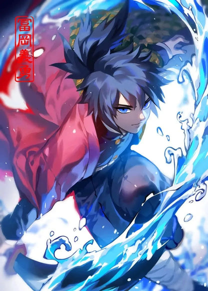 Classic Pop Anime Demon Slayer Kyojuro Rengoku Art Poster Canvas Painting Wall Prints Picture for Living Room Modern Home Decor