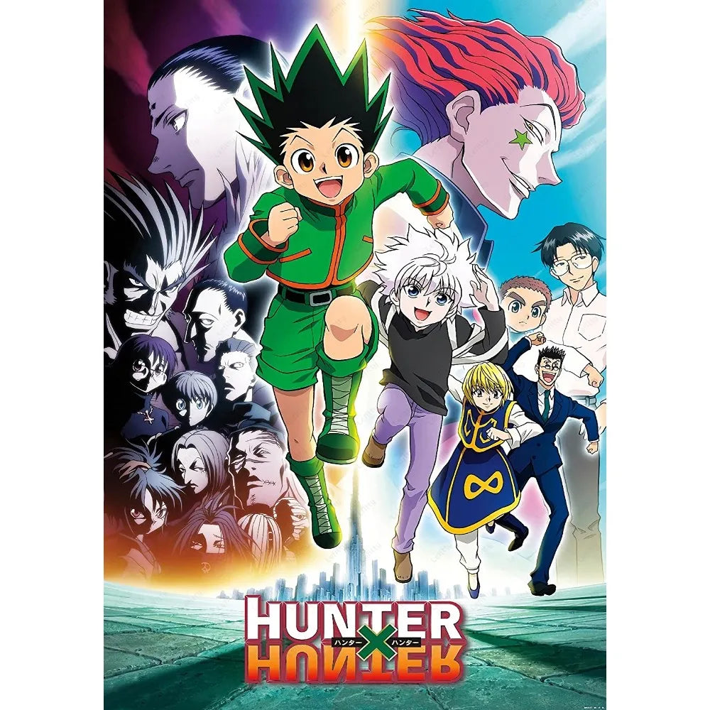 1pc Hunter X Hunter Manga Anime Poster Sticky Wall Art Printing Waterproof Home Living Bed Room Bar Aesthetic Decor