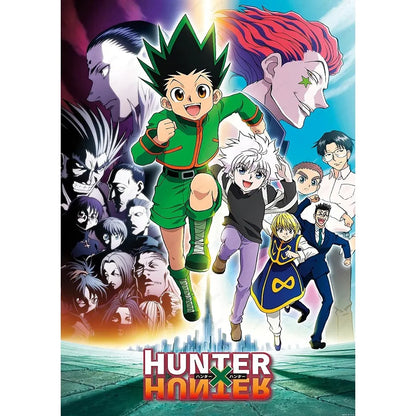 1pc Hunter X Hunter Manga Anime Poster Sticky Wall Art Printing Waterproof Home Living Bed Room Bar Aesthetic Decor