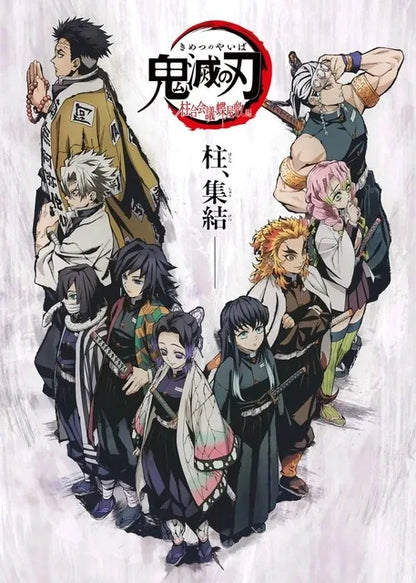 Anime Demon Slayer Classic Canvas Painting Anime Character Posters HD Wall Art Picture Modern Home  Decoration