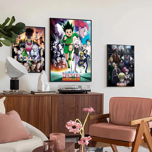 Hunter X Hunte Anime Poster Good Quality Prints and Posters HD Quality Poster Wall Art Painting Study Home Decor