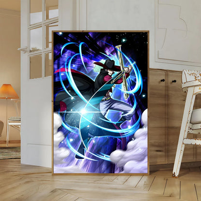 One Piece Buggy Anime Wallpaper Kuzan HD Home Decoration Painting Luffy Wall Art Self-adhesive Poster Sticker Mihawk Kid Gift