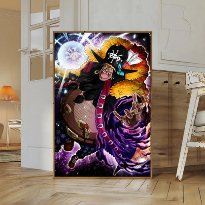 One Piece Buggy Anime Wallpaper Kuzan HD Home Decoration Painting Luffy Wall Art Self-adhesive Poster Sticker Mihawk Kid Gift
