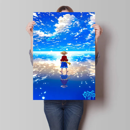 High Quality Canvas Printing One Piece Ace Character Poster Comics Pictures Bright and Long Lasting Colors Home Wall Art Decor