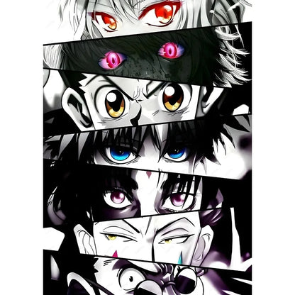 1pc Hunter X Hunter Manga Anime Poster Sticky Wall Art Printing Waterproof Home Living Bed Room Bar Aesthetic Decor