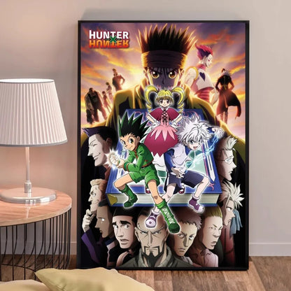 Hunter X Hunte Anime Poster Good Quality Prints and Posters HD Quality Poster Wall Art Painting Study Home Decor